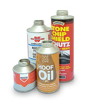 Boîtes métalliques avec couvercles vissables