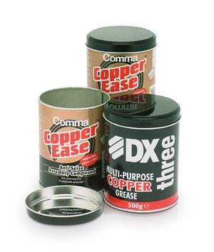 Boîte métallique avec couvercle coulissant et enfichable